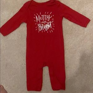 Merry and Bright onesie